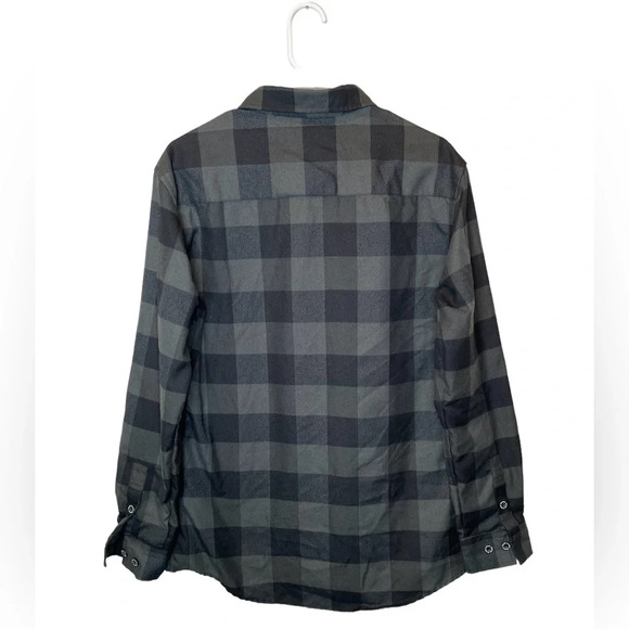Dixxon Women’s Form And Function D-Tech Black/Gray Plaid Flannel Size XL - Picture 2 of 8